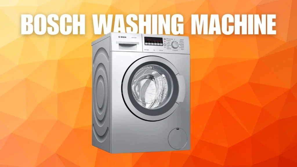 Bosch washing machine error codes