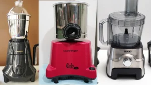 Mixer Grinder vs Wet Grinder vs Blender vs Food Processor