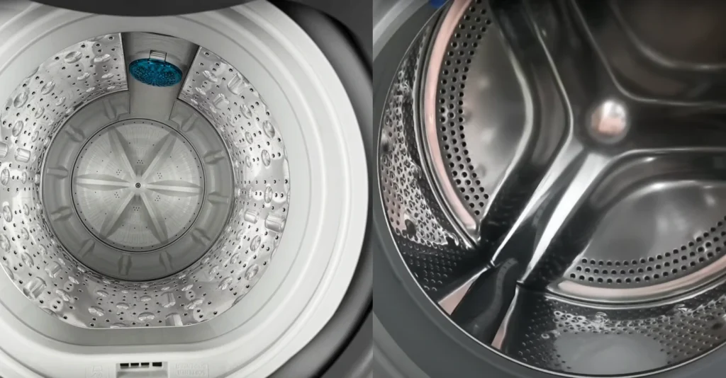 Washing machine drum types