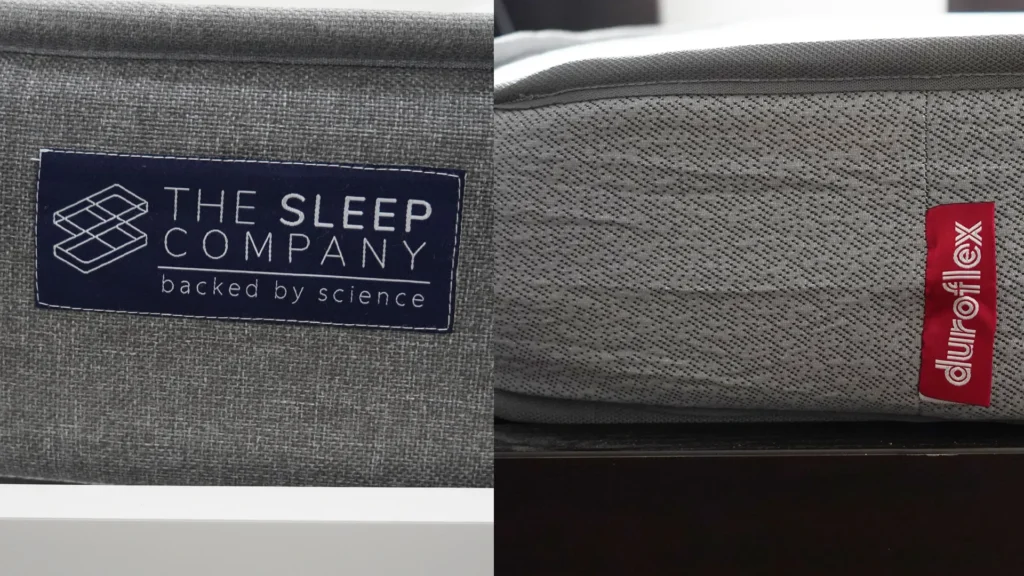 sleep company vs duroflex