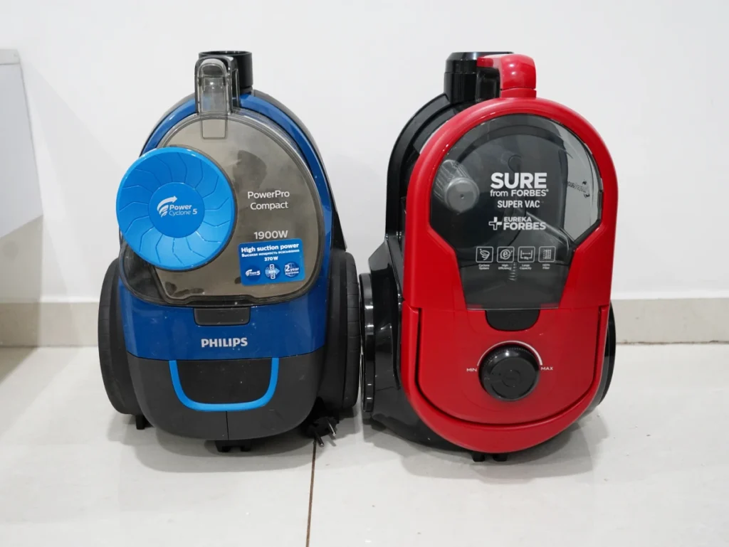 Eureka Forbes Suprevac vs Philips Vacuum cleaner