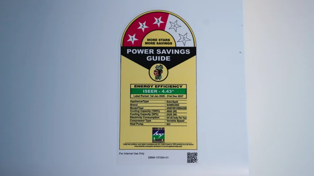 Samsung 3 Star 2026 AC